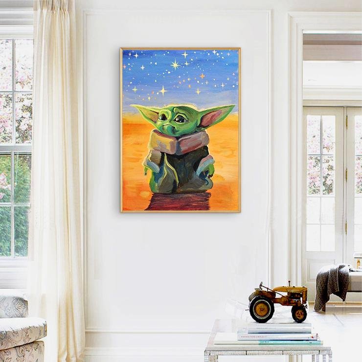 Diamond Painting - Full Round - Yoda F