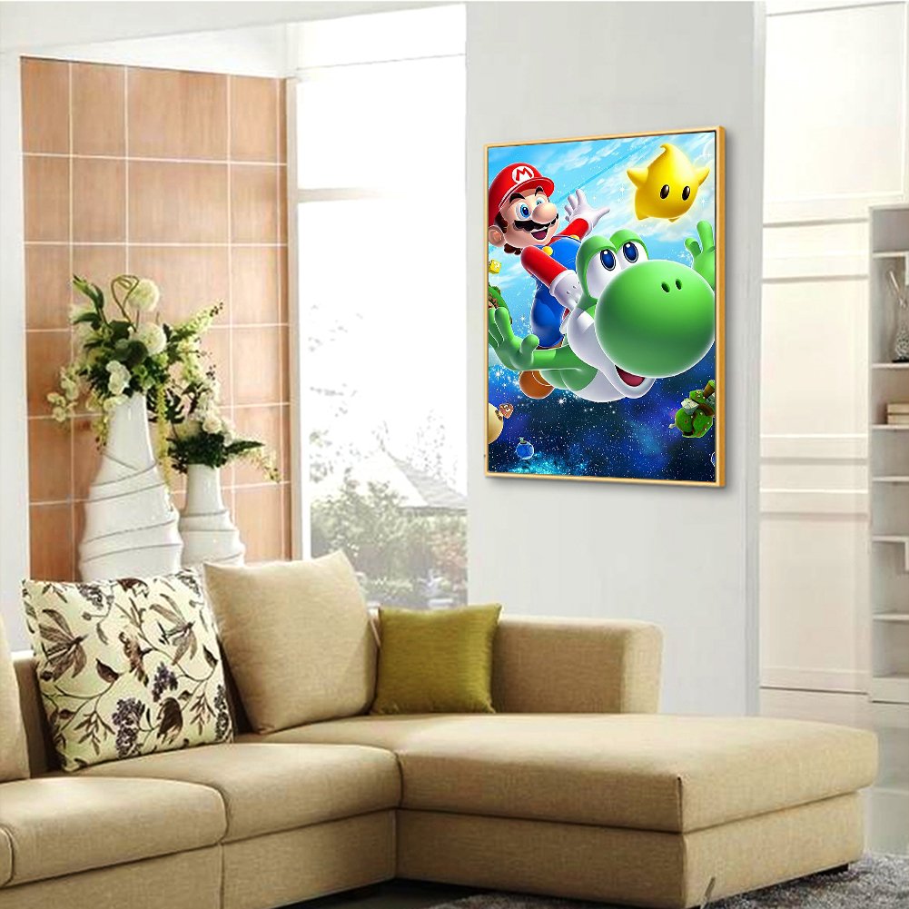 Diamond Painting - Full Round - Super Mario A