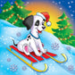 Diamond Painting - Full Round - Happy Dog