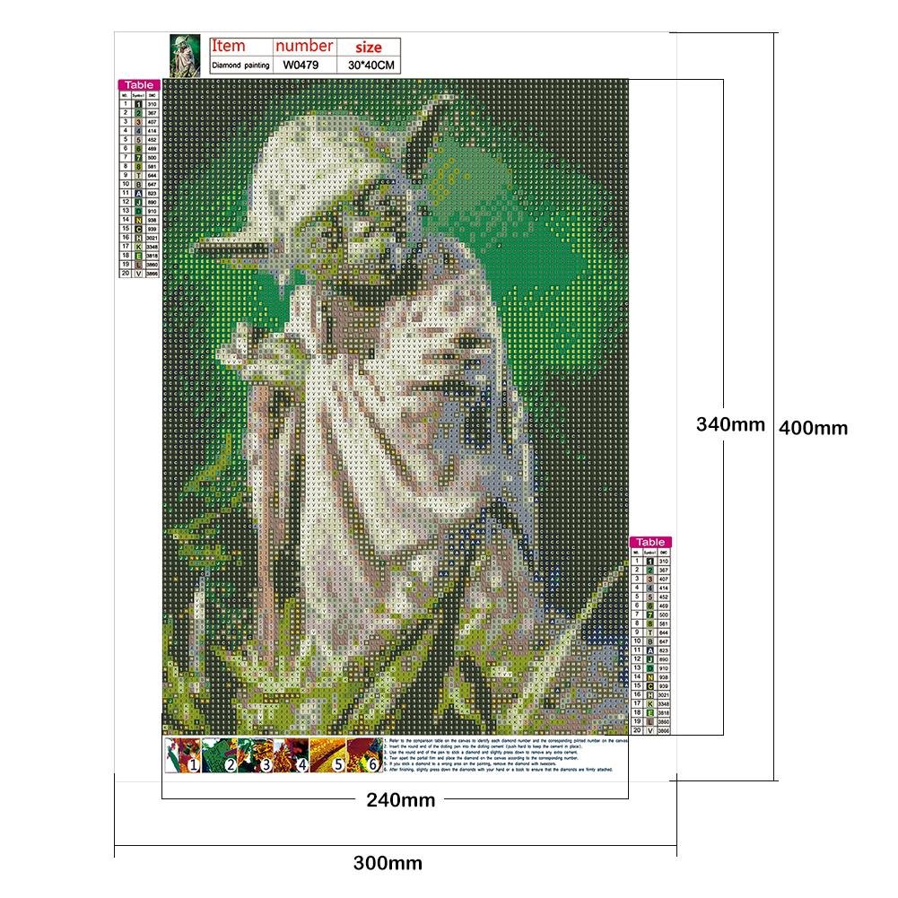Diamond Painting - Full Round - Yoda D