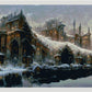 Full Round/Square Diamond Painting Kits | Scenery Castle 40x80cm 50x100cm K