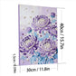 DIY Pearl Painting With Frame - Handmade Self-Adhesive Pearls - Purple flowers (30*40cm)