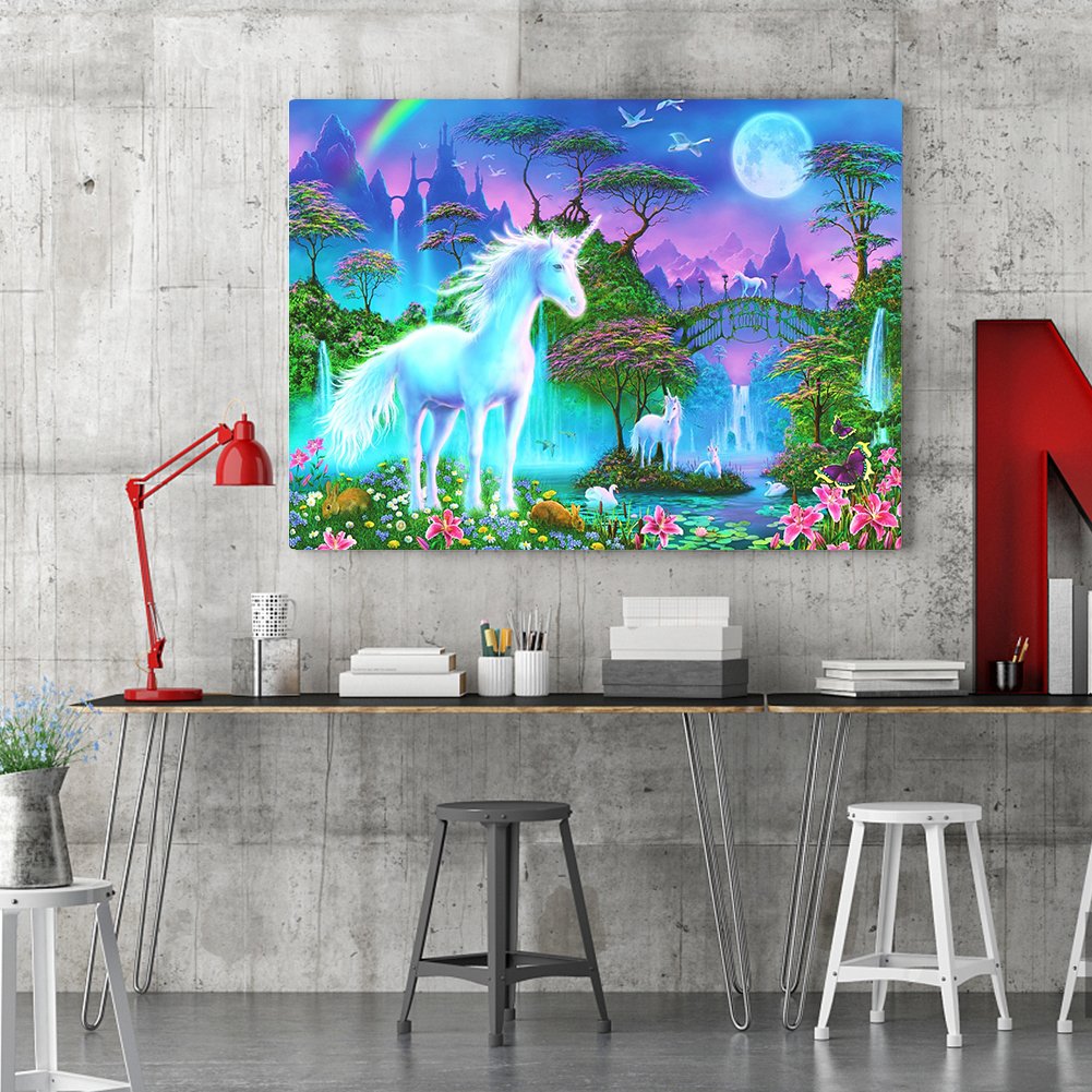 Diamond Painting - Full Round - Unicorn C