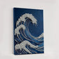DIY Pearl Painting With Frame - Handmade Self-Adhesive Pearls - Waves (30*40cm) B