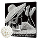 DIY Pearl Painting With Frame - Handmade Self-Adhesive Pearls - White Pearl Lady (30*30cm) C