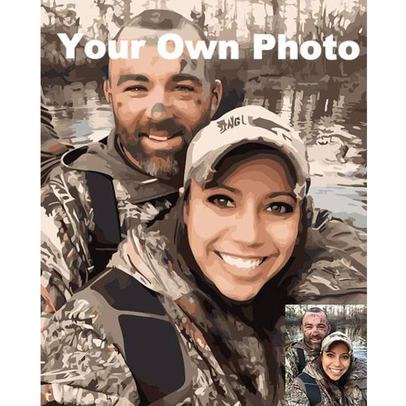 Custom Paint by Numbers Kit Your Own Photo diamondpaintingsart
