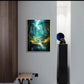 AB Drill Luxurious Polyester Cloth Diamond Painting Kits - Square Drill - Brightness Of Forest