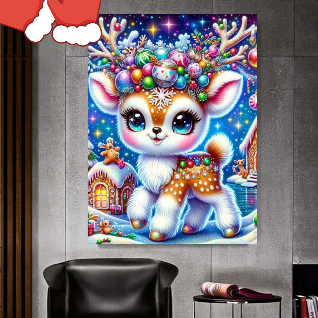 christmas deer diamond painting