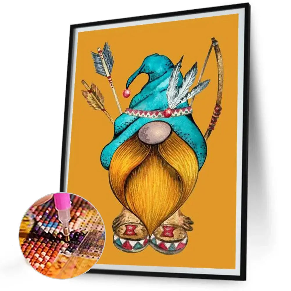 Indian goblin gnome diamond art
