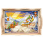 DIY Winter Diamond Painting Decor Wooden Food Tray