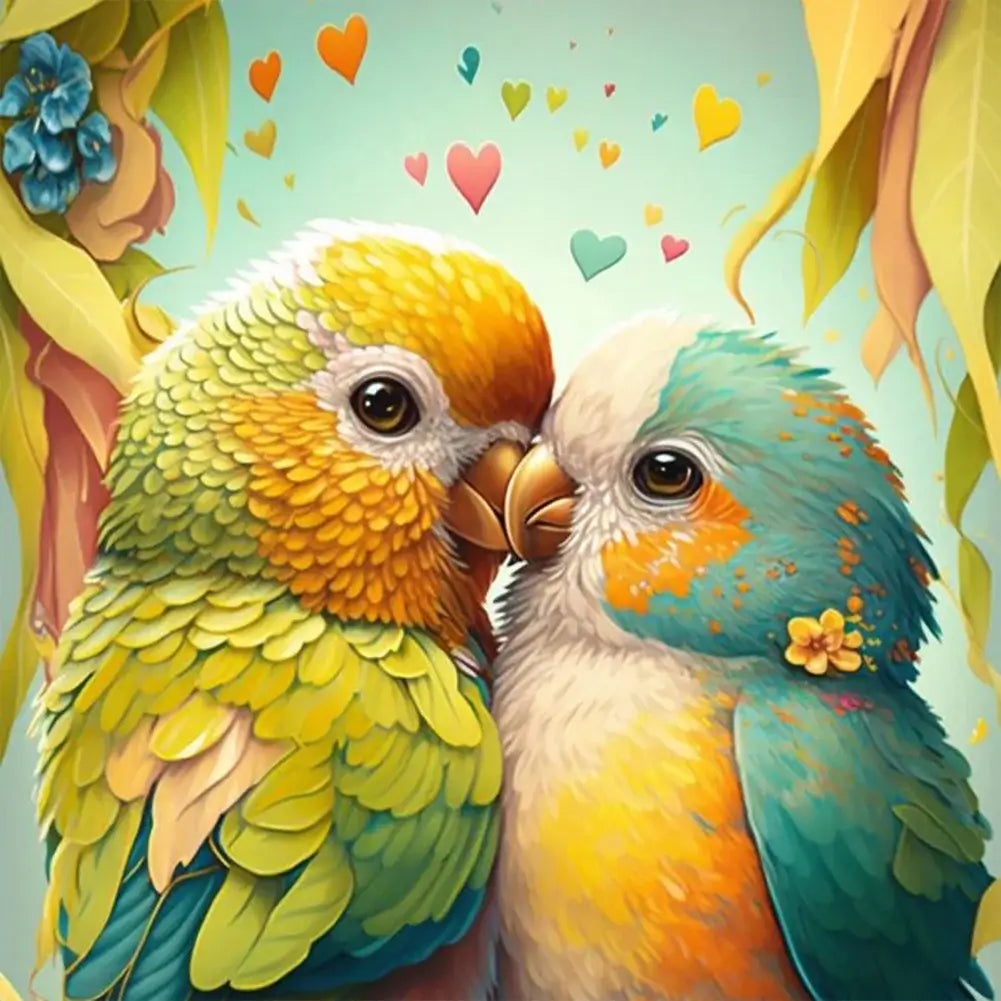 A Pair Of Lovebirds 5D DIY Diamond Painting Kit