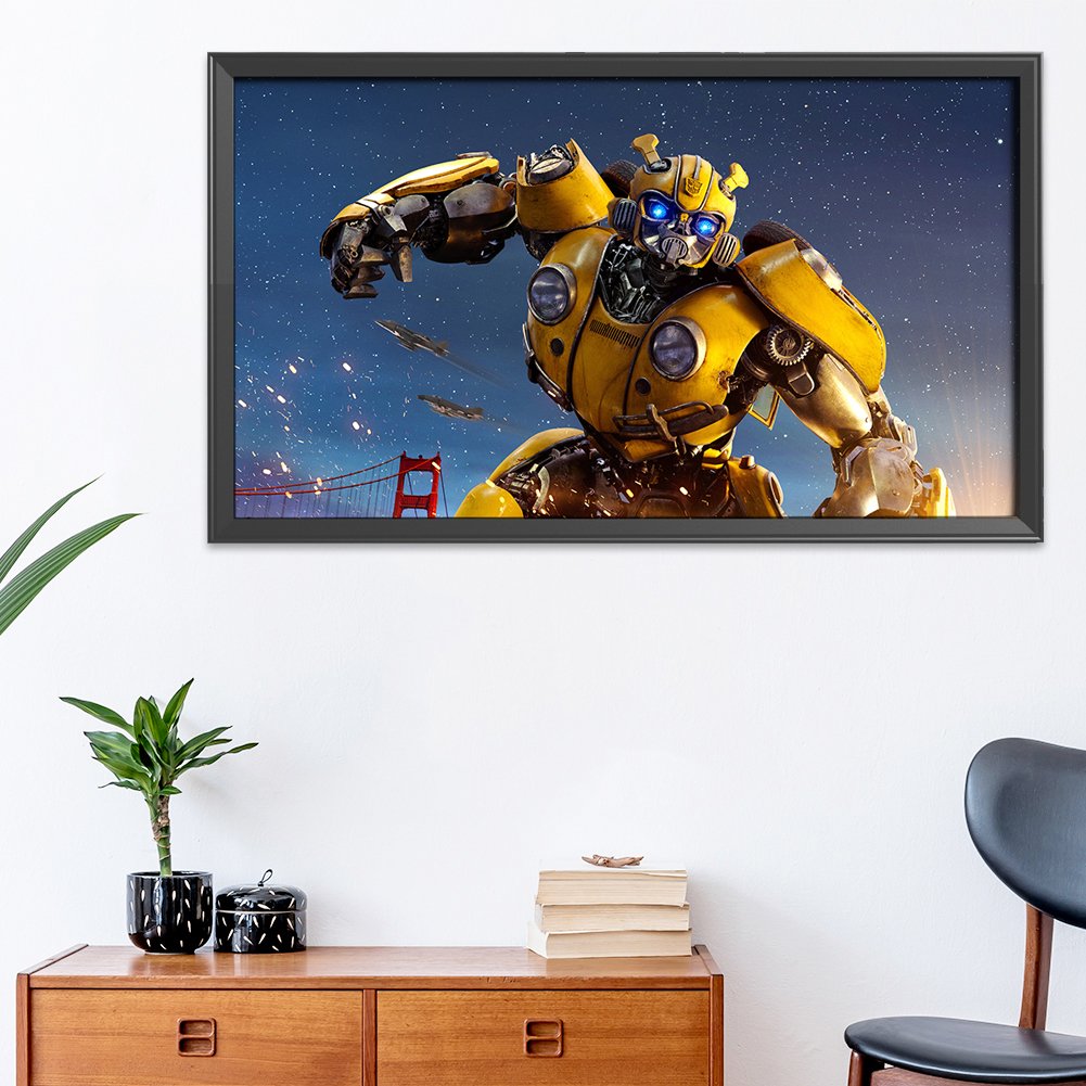 11CT Stamped Cross Stitch - Robot (68*38cm)