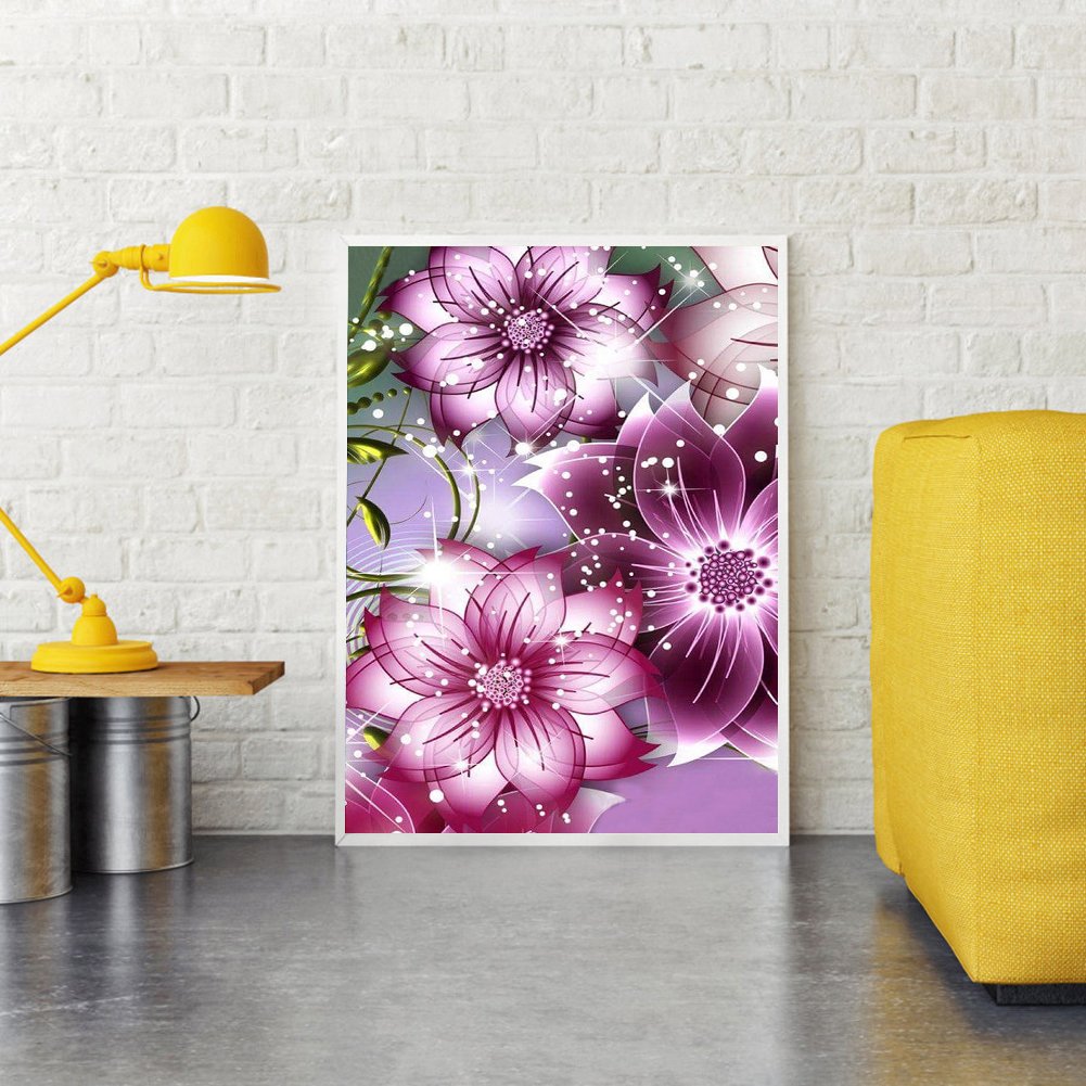 Diamond Painting - Full Round - Flower 15