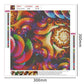 Diamond Painting - Full Round - Abstract Flower A