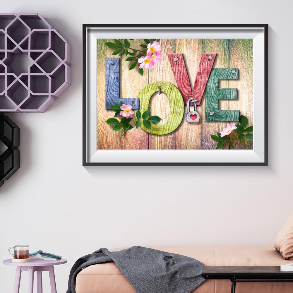 Diamond Painting - Full Round - Colorful Love