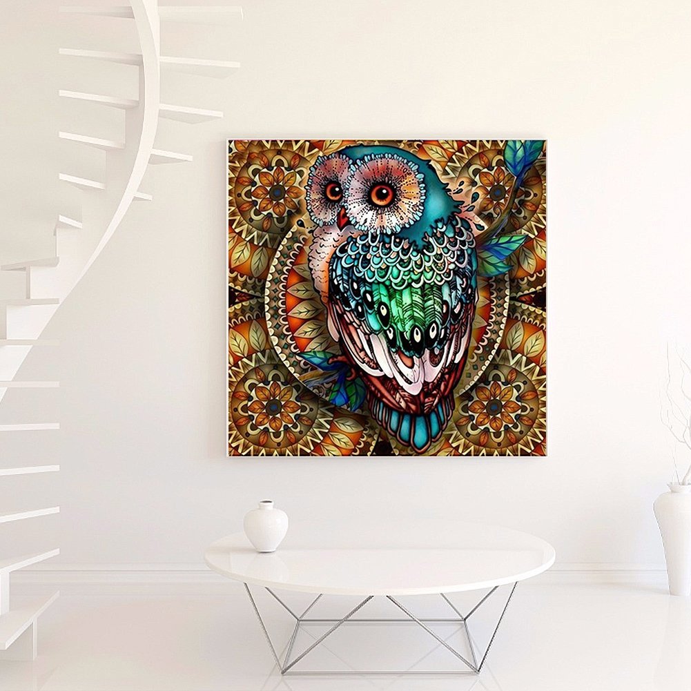 Diamond Painting - Full Square - Owl 1
