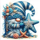 Diamond Painting - Full Round / Square - Gnome Star Fish