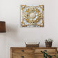 DIY Pearl Painting With Frame - Handmade Self-Adhesive Pearls - Flower (25*25cm) A