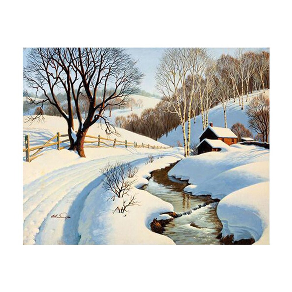 Season Scenery 5D Round Mosaic embroidery kits