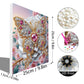DIY Pearl Painting With Frame - Handmade Self-Adhesive Pearls - Heart Butterfly (25*25cm)