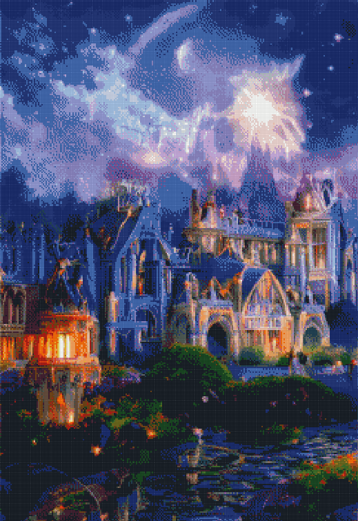 Full Round/Square Diamond Painting Kits | Scenery 40x60cm 50x70cm D