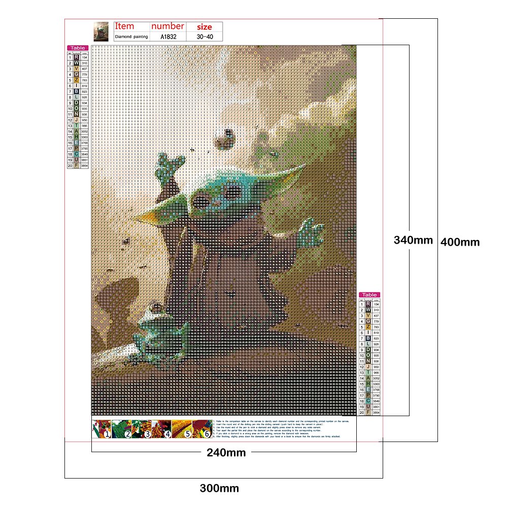 Diamond Painting - Full Round - Yoda C