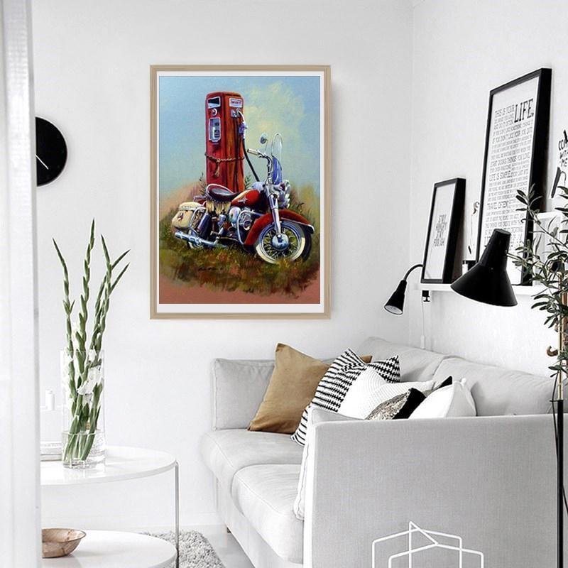 Diamond Painting - Full Round - Motorcycle C