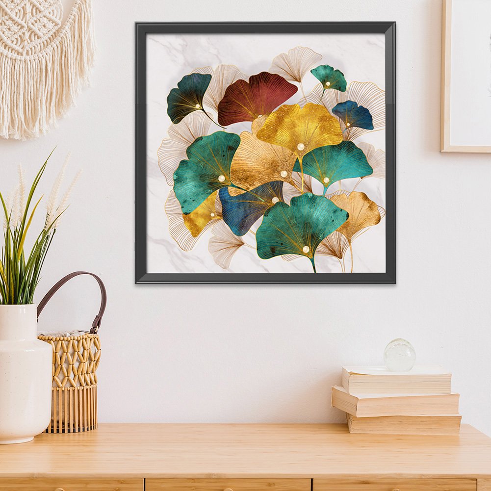 11CT Stamped Cross Stitch - Ginkgo Leaf (50*50cm) B