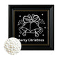 DIY Pearl Painting With Frame - Handmade Self-Adhesive Pearls - Merry Christmas (27*27cm)