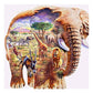 African elephant Full Square Diamond Painting Kits
