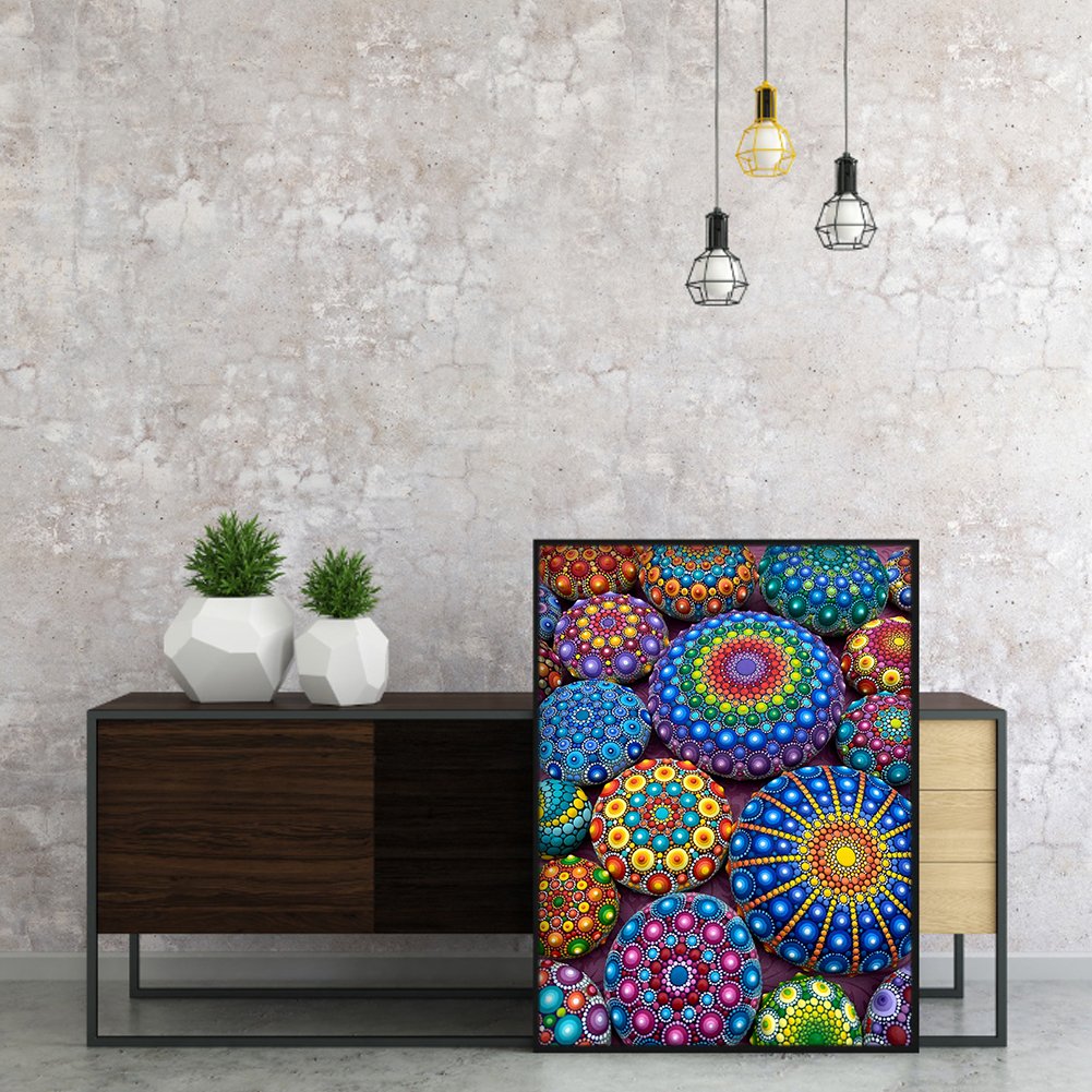 Diamond Painting - Full Round - Stone Mandala