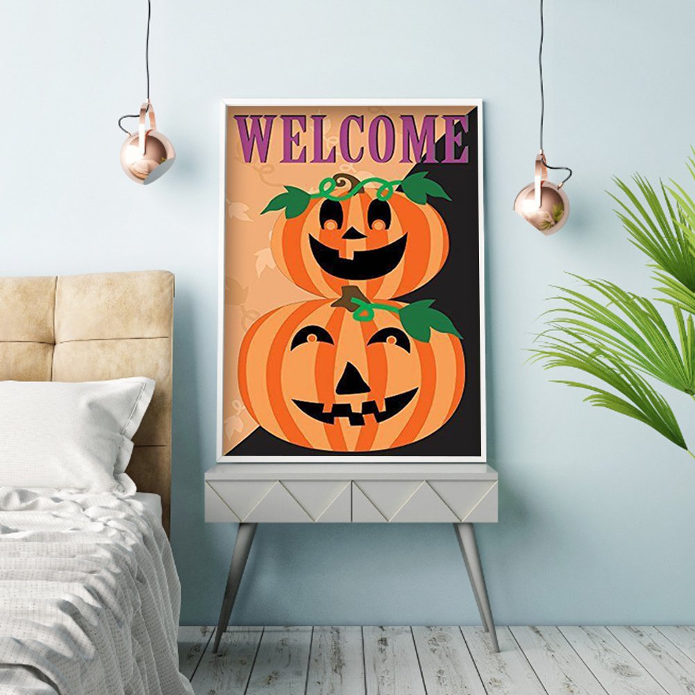 11ct Stamped Cross Stitch -Jack-O-Lantern( 40*50cm)
