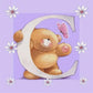 Diamond Painting - Full Round - Letter Bear