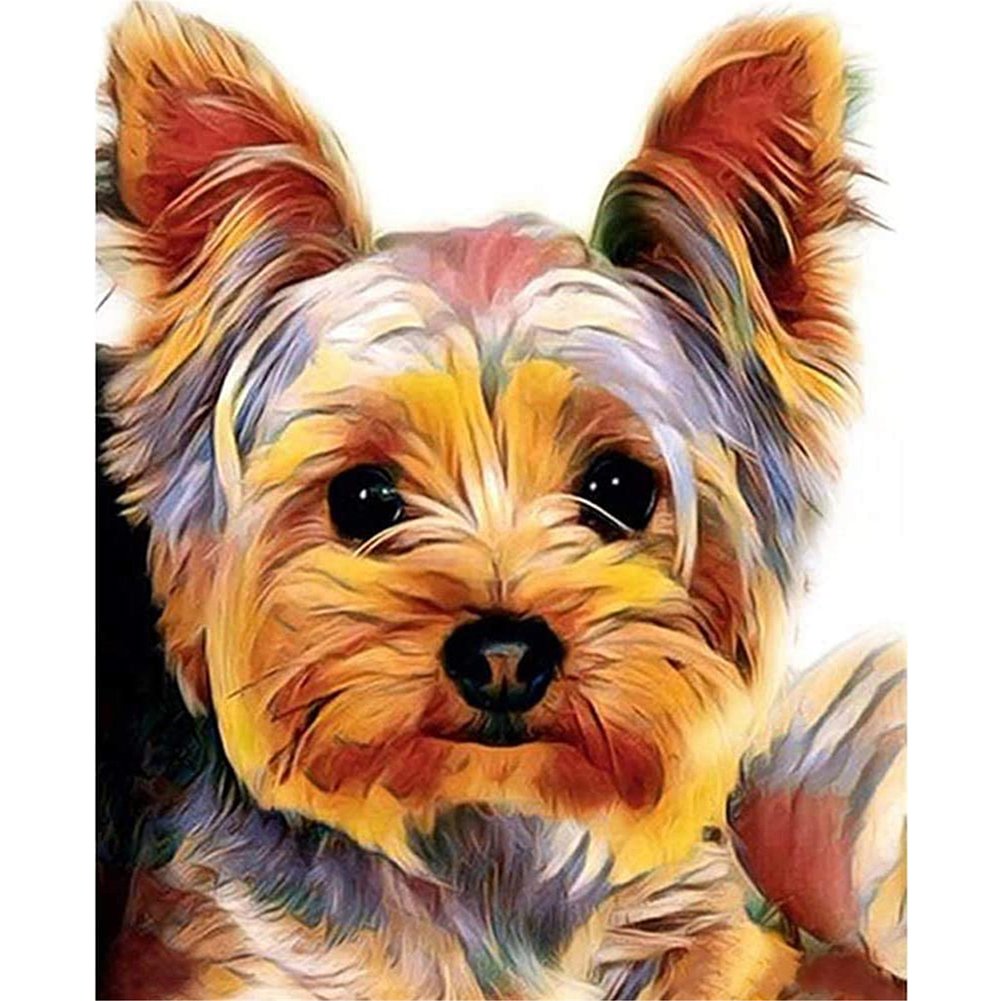 Dog Puppy 11CT Stamped Cross Stitch (36*46CM)