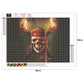 Diamond Painting - Full Round - Skull Pirate A