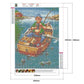 Diamond Painting - Full Round - Fishing Man