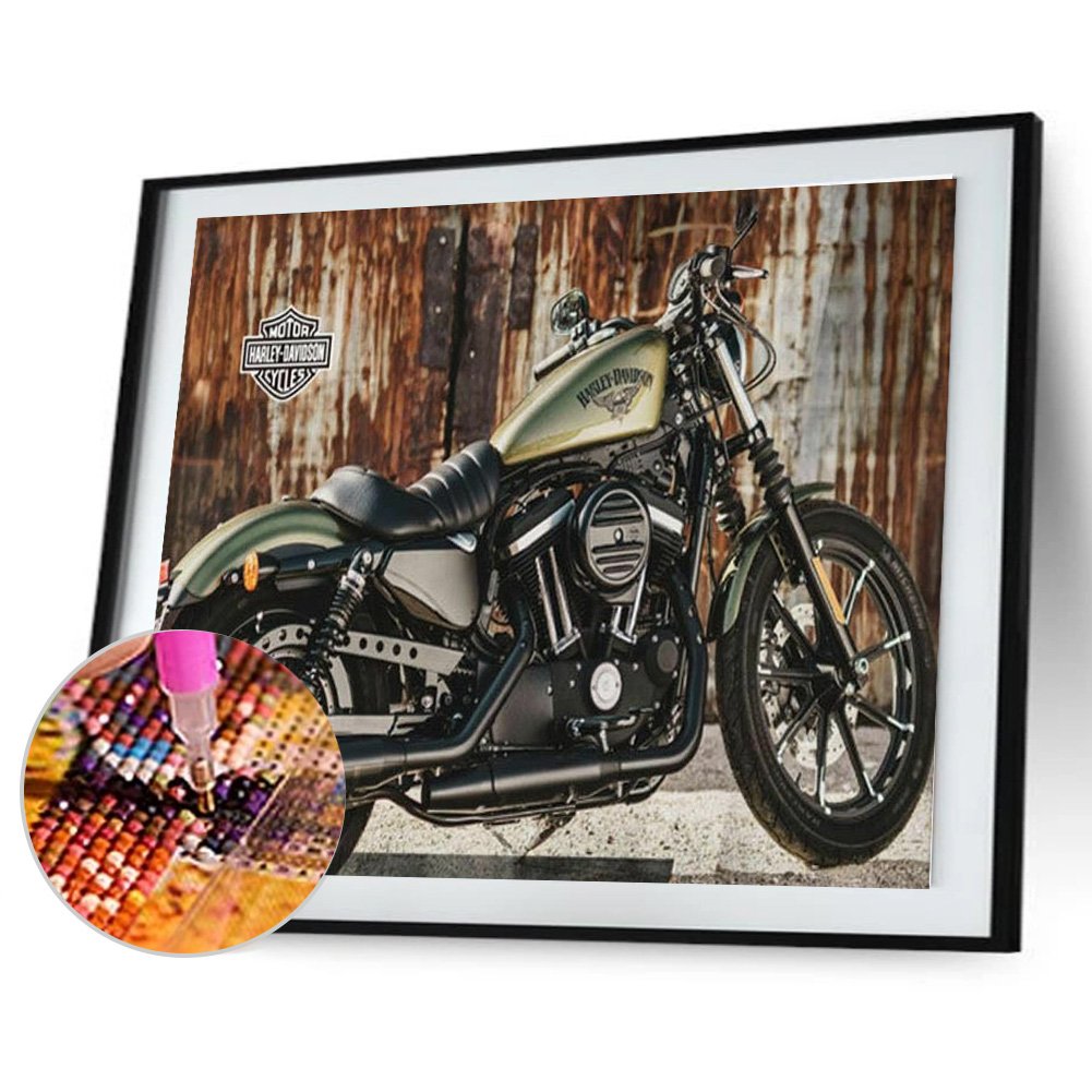 Diamond Painting - Full Round - Motorcycle D