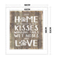 11CT Stamped Cross Stitch - Family Letters (46*52CM)