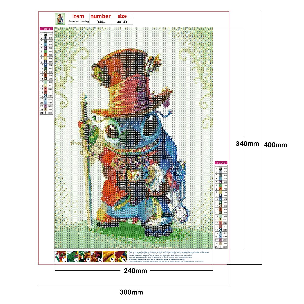 Diamond Painting - Full Round -  Monster