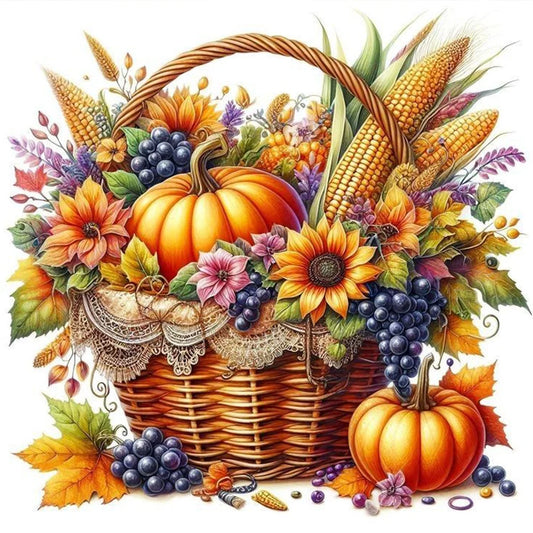 Diamond Painting - Full Round / Square - Autumn Fruits Basket