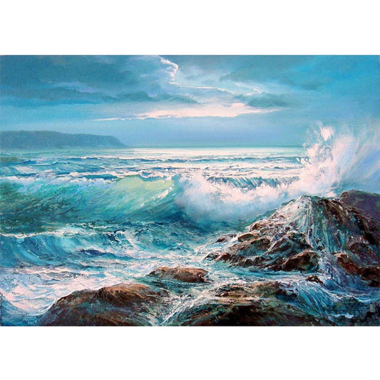 Paint By Number Oil Painting Sea (40*50cm)