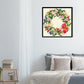 Paint By Number Wreath Oil Painting Home Room Canvas Decoration