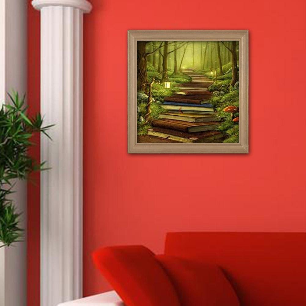 Diamond Painting - Full Round - Book Path