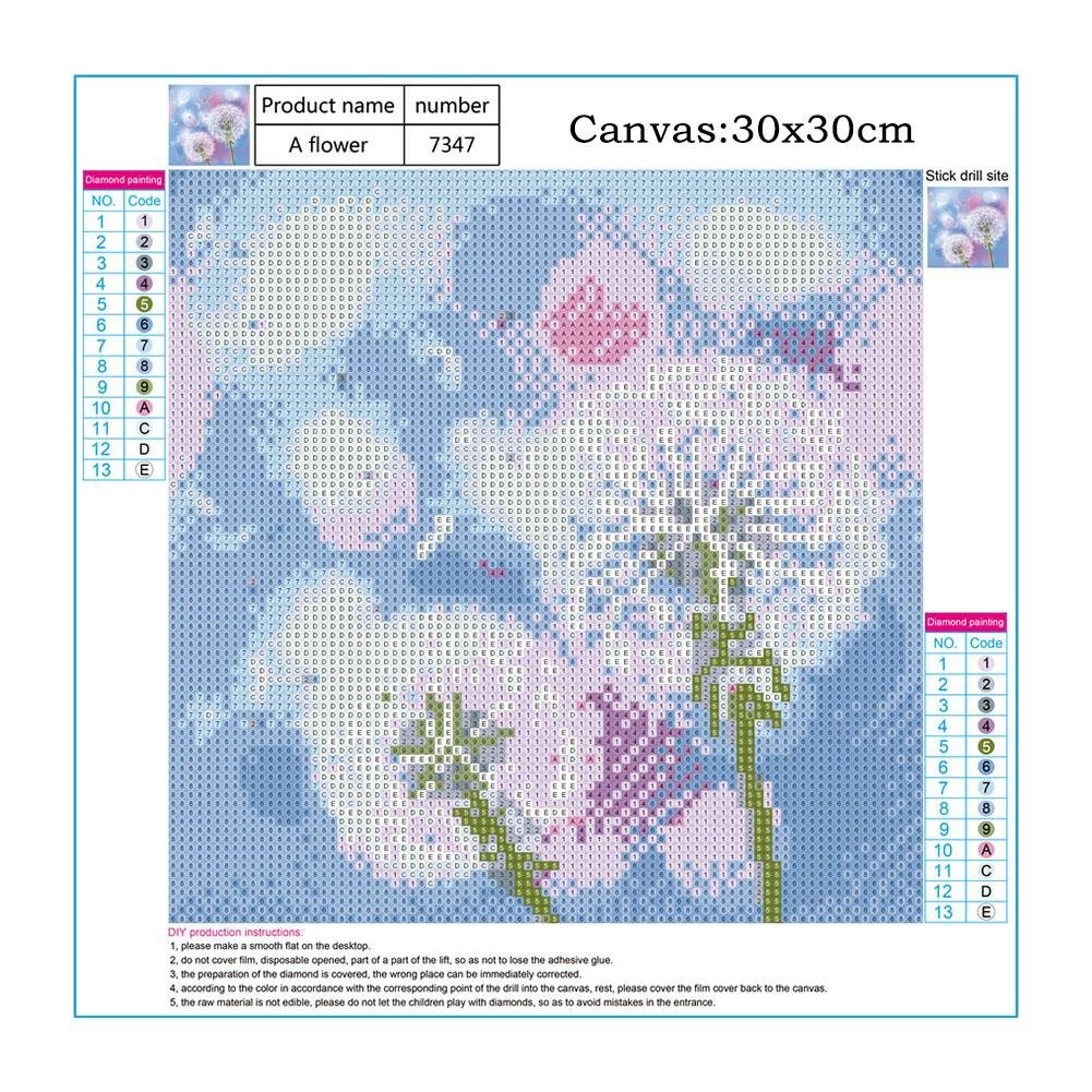 Diamond Painting - Full Round - Dandelion A