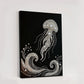 DIY Pearl Painting With Frame - Handmade Self-Adhesive Pearls - Jellyfish (30*40cm) C