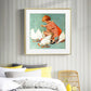 Diamond Painting - Full Round - Feeding Goose Girl