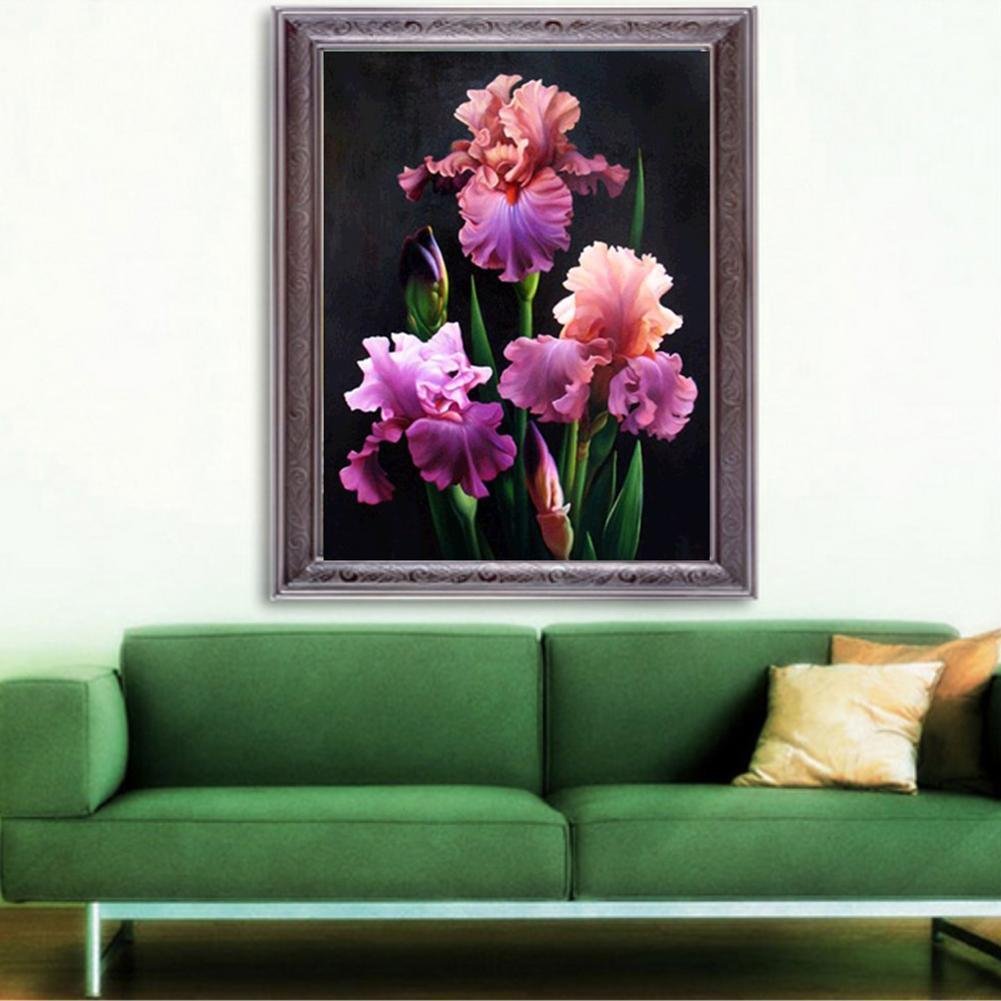 Diamond Painting - Full Round - Flower 16