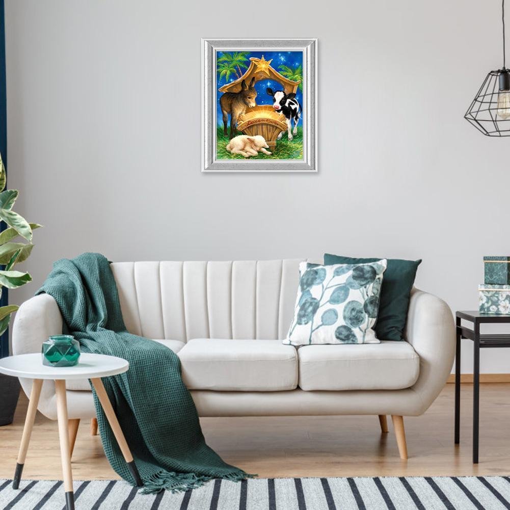 Diamond Painting - Full Round - Cow D