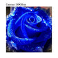 Diamond Painting - Full Round - Blue Rose 1