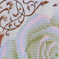 Diamond Painting - Partial Round - White Rose 2